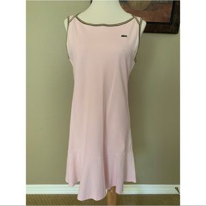 Lacoste Pink Ruffle Tennis Dress